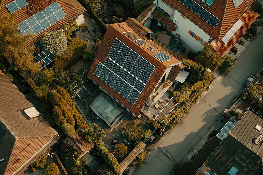 Installieren Sie eine Solaranlage