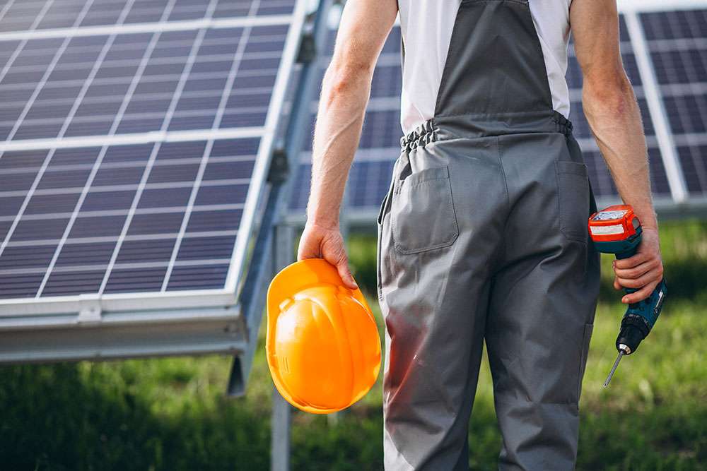 Reinigung von Solarmodule
